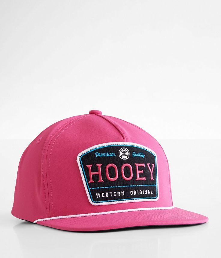 Hooey Western Original Hat - Pink , Women's Pink Embroidered patch snapback hat Odessa fabrication that is water and sweat resistant One size fits most. 92% Polyester 8% PU Spandex. Apparel & Accessories > Clothing Accessories > Hats Western Wishlist, Hooey Hats, Western Hair, Hat Inspiration, Western Stuff, Country Hats, Pink Cowboy, Mens Hats, Western Accessories