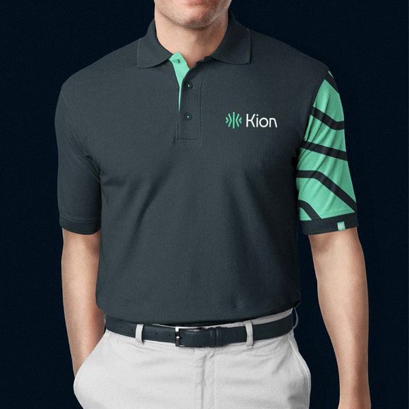 Focus Lab® | Kion Polo Shirt Design Ideas, Polo Shirt Design Uniform, Tshirt Branding, Corporate T-shirt, Polo T Shirt Design, Corporate Shirts, Company Uniform, T Shirt Design Ideas, Sport Shirt Design