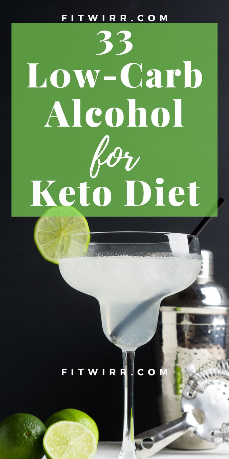 33 low-carb alcoholic drinks perfect for keto dieters. On keto, you can still have a drink or two, but you have to stay low-carb and sugar with your drinks. Here are the keto alcohol drinks you can drink while on a low-carb diet. #ketoalcohol Low Carb Alcoholic Drinks, Keto Alcohol Drinks, Keto Wine, Keto Diet Dinner, Keto Alcohol, Best Keto Foods, Keto Beverages, Diet Dinner Recipes, Easy Keto Diet