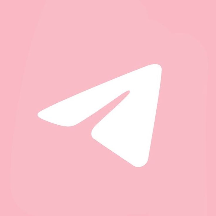 a white arrow on a pink background