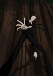 an animated image of a man in a suit and tie with his arms stretched out