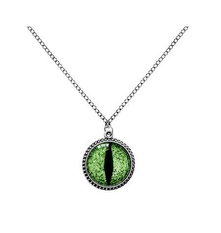 Meowingtons/ Necklace/ Cat Eye/ Green eye/ Eye/ Pendant/ Cat/ Meow/ Kitty/ Jewelry/