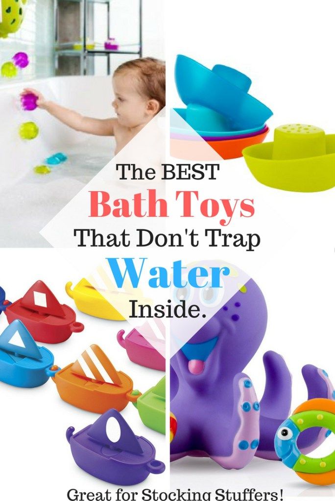 the best bath toys that don't trap water inside