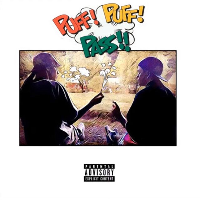 the cover art for puff puff bash