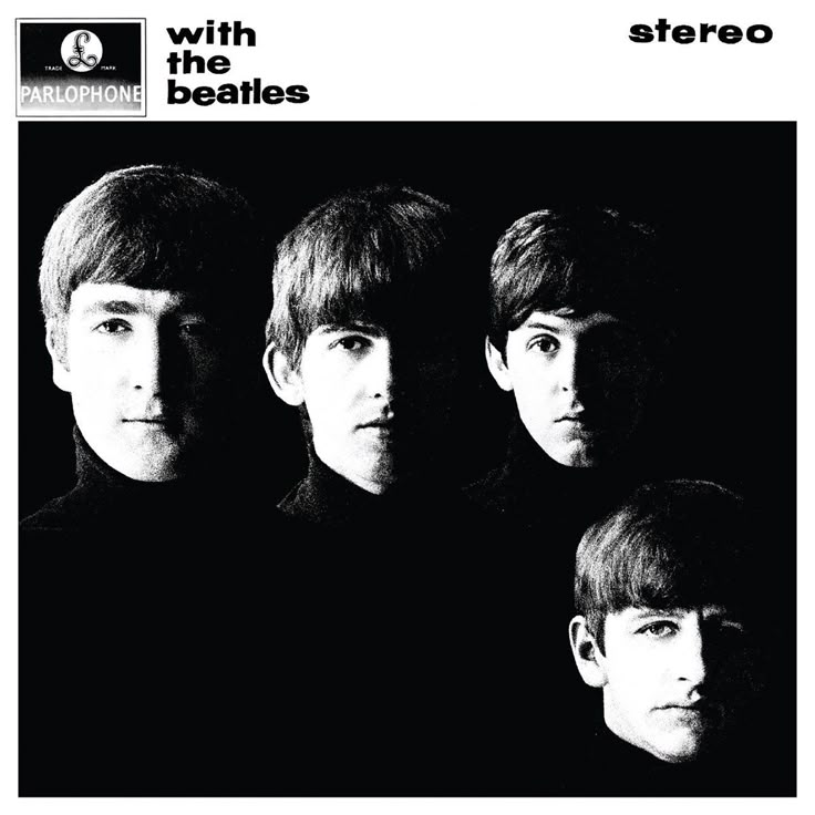 the beatles's album cover for with the beatles