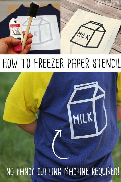 how to freeze paper stencils with no fancy cutting machine required