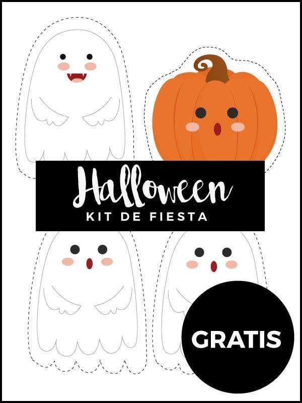 halloween cut outs for kids to make their own ghost and pumpkins with the words,