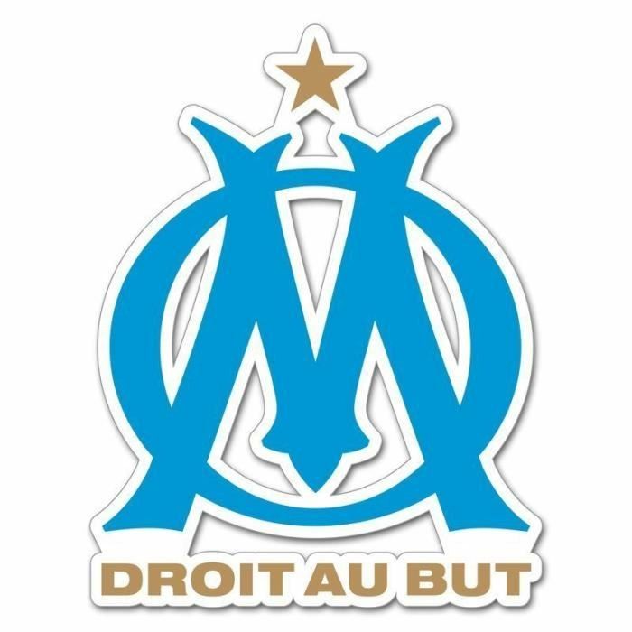 the logo for droit au but, which is blue and gold with a star on top