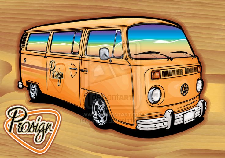 Prosign by flatfourdesign on DeviantArt | Vw camper, Bus art, Vintage ...