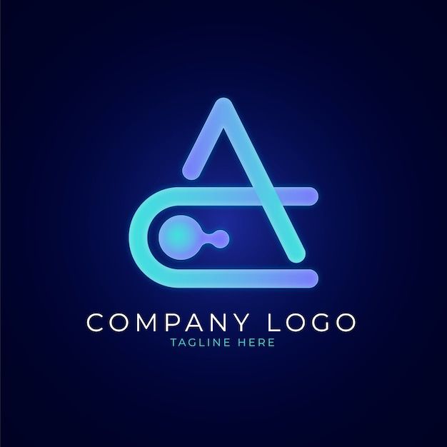 the logo for a company that is using neon colors