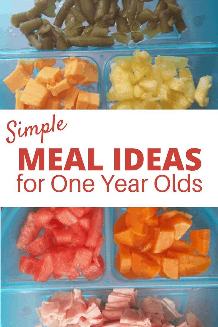 simple meal ideas for one year olds to help kids learn how to eat healthy food