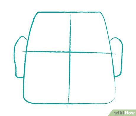 how to draw a car seat step by step