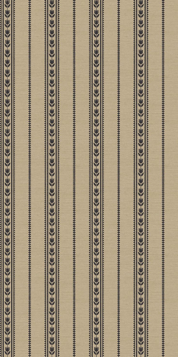 a beige and black striped wallpaper pattern