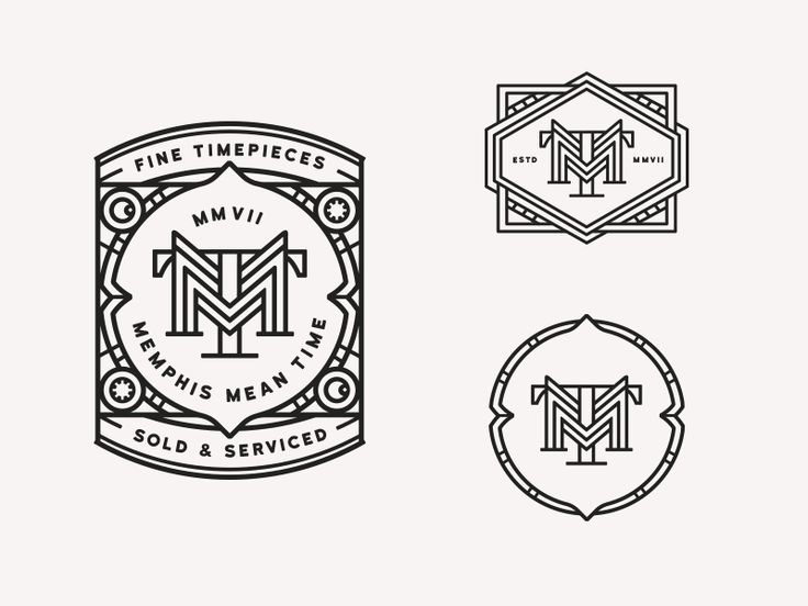 four logos for the timepieces