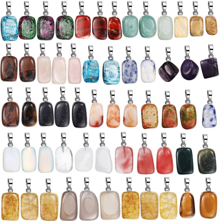 PRICES MAY VARY. Stone Charms in Bulk: you will receive 60 pieces of stone pendants in 20 different styles, 3 pieces for each style; The sufficient quantity and rich shapes can suffice your needs for DIY jewelry making projects and replacement Diversified Assortment: these necklace charms bulk come in many sorts of types, such as flower green, watermelon red, tiger eye, red agate, white dot blue, topaz, white line pine, amethyst and other stones, to meet your assorted crafting needs Versatile Pe Woodworking Jigsaw, Earring Christmas, Jump Ring Jewelry, Crystal Reiki, Stones For Jewelry Making, Jewelry Making Project, Jewelry Making Charms, Earring Crafts, Christmas Birthday Gifts