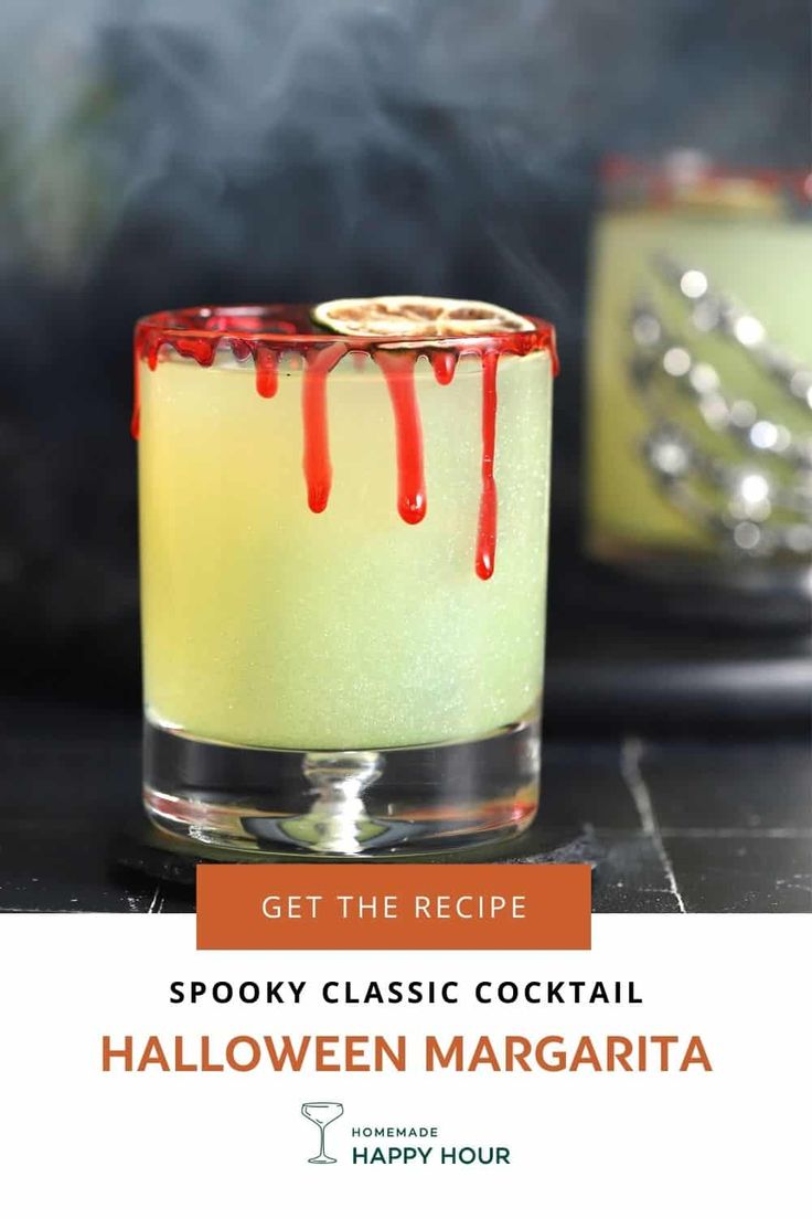 the spooky classic cocktail halloween margarita