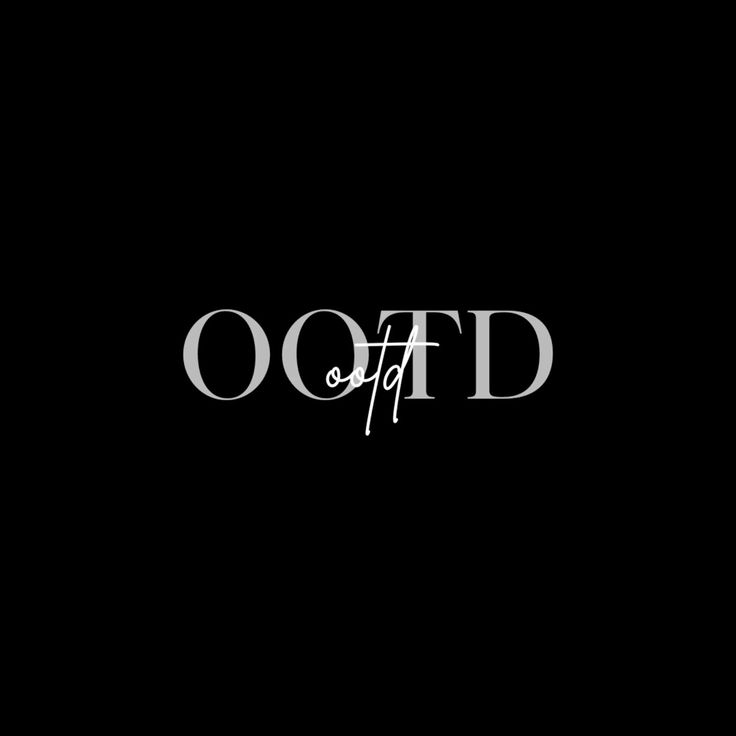 the word oofd on a black background