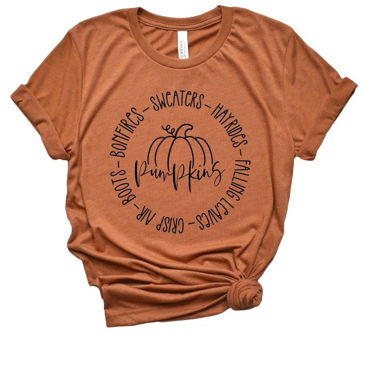 Looking for a cute versatile top to wear this summer? Make sure to grab one of our Fall Bucket List tees! This soft and comfortable graphic tee is the perfect top for any outfit. It can be paired with biker shorts, jeans, or even a simple skirt/dress! This tee is true-to-size, so be sure to order your regular t-shirt size! If you are looking for a more oversized look, make sure to size up! Diy Fall Shirts For Women, Fall Shirt Designs Vinyl, Fall Tee Shirt Designs, Autumn Shirt Ideas, Cute Fall Vinyl Shirt Ideas, Cute Fall Shirts Vinyl, Cute Shirts With Sayings, Fall Mom Shirts, Cute Tshirts Women