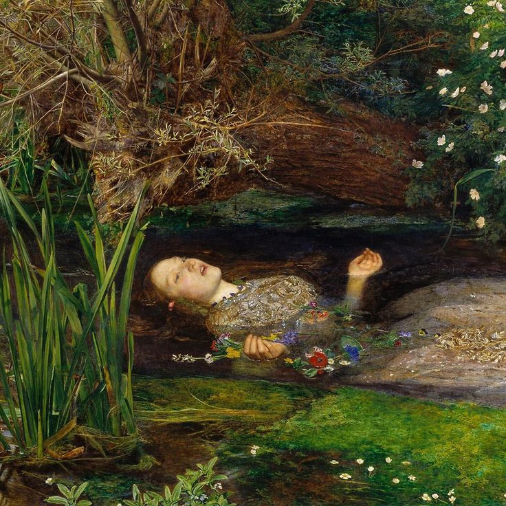 “Ophelia” John Everett Millais 🧘🏻‍♀️ #millais#justarte Ophelia Painting, Everett Millais, Famous Art Pieces, Pre Raphaelite Art, John Everett Millais, Rennaissance Art, Classic Paintings, Historical Art, Old Paintings