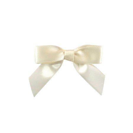 a white bow on a white background