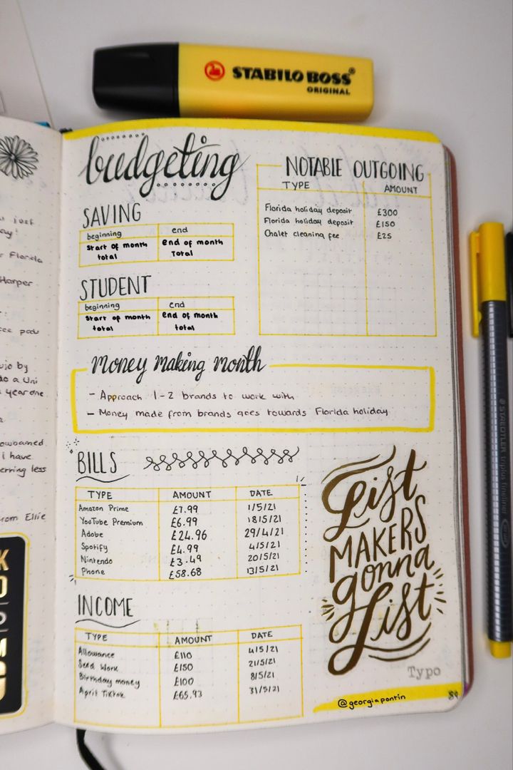 Money Tracker Journal, Money Folder Budget, Monthly Budget Journal Layout, Finance Bullet Journal Layout, Bullet Journal Beginning Pages 2023, Finance Journal Ideas, Bujo Money Tracker, Budget Bullet Journal Layout, Saving Money Bullet Journal