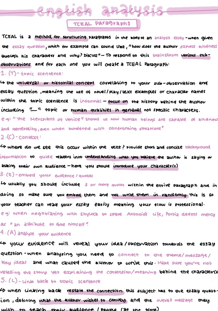 the text is written in pink and black on a white paper with writing underneath it