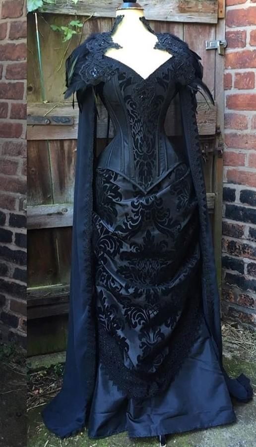 Gothic Victorian Wedding, Gothic Bridesmaids, Victorian Gothic Dress, Black Victorian Dress, Gothic Victorian Dresses, Gothic Gowns, Victorian Wedding Dress, Victorian Gown, Gothic Wedding Dress