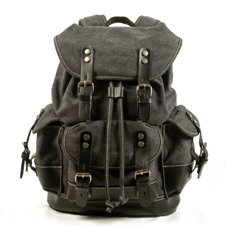 Introducing the Teton Canvas Backpack Step up your backpack game with the Teton men's canvas backpack from Effentii. Crafted for the modern adventurer, it harmoniously melds a vintage aesthetic with practical design. Not just another backpack, it's a testament to your refined taste and discerning eye. With rugged PU leather trims enhancing its durable canvas body, this backpack stands ready to withstand both urban and wilderness adventures. Backpacks Can Be Fun Too! Who said backpacks are just f Canvas Backpack Men, Climbing Bag, Key Chain Holder, Student Bag, Waterproof Backpack, Dark Khaki, Vintage Canvas, Waxed Canvas, Canvas Backpack