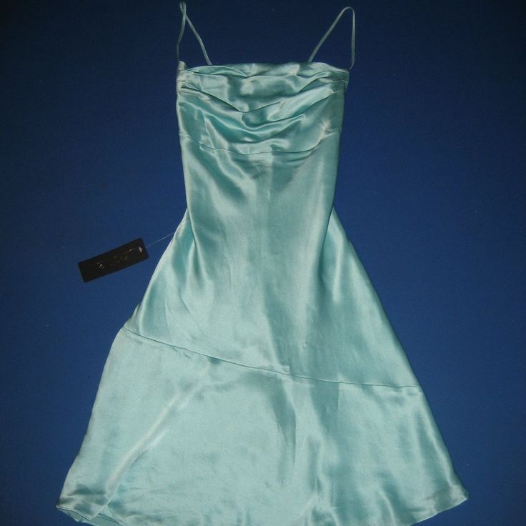 Gorgeous Mint Green Mulberry Silk Slip Dress By Bebe. Brand New With Tags. Size 4. Mini. Fully Lined. Adjustable Spaghetti Straps That Cross In The Back. Draped Front. I Am Happy To Answer Any Questions. Aqua Blue Hoco Dress, Shimmery Dress Long, Mint Green Hoco Dress, Light Green Short Dress, Silvermist Costume, Mint Green Homecoming Dresses, 8th Grade Prom Dresses, Black Strapless Bodycon Dress, Mint Green Outfits