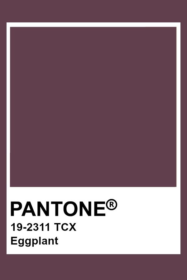 pantone's color swat list for the 1932 - 1933 tcx wood violet