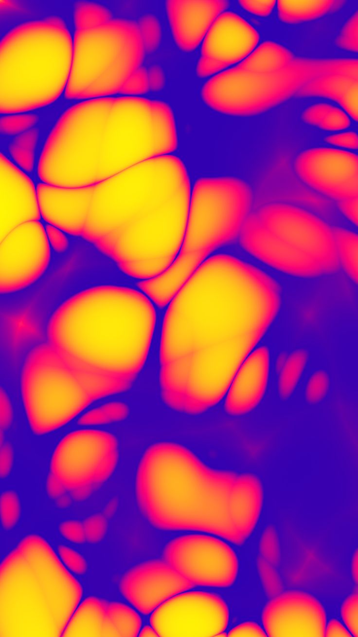 an orange and yellow background with lots of small circles on it's surface,