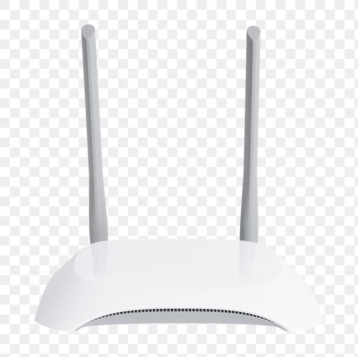 the router is white and has two antennas on each side, as well as an antenna