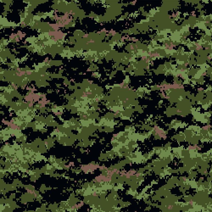 the camouflage pattern is green and brown