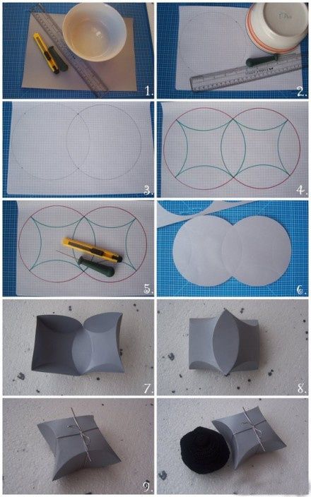 step by step instructions on how to make an origami cup