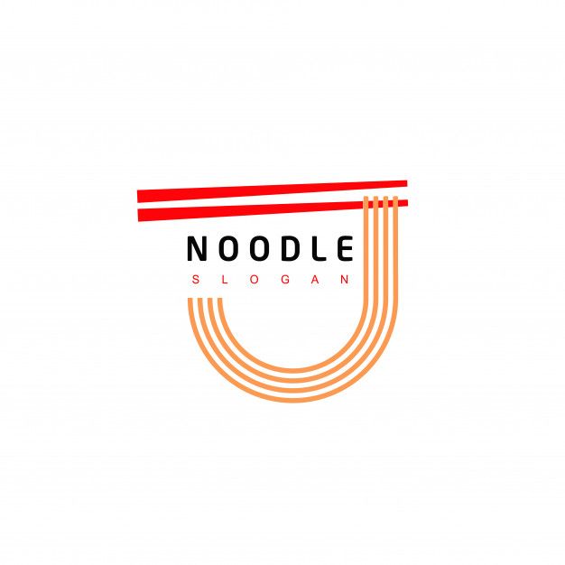 the logo for noodle, an italian restaurant