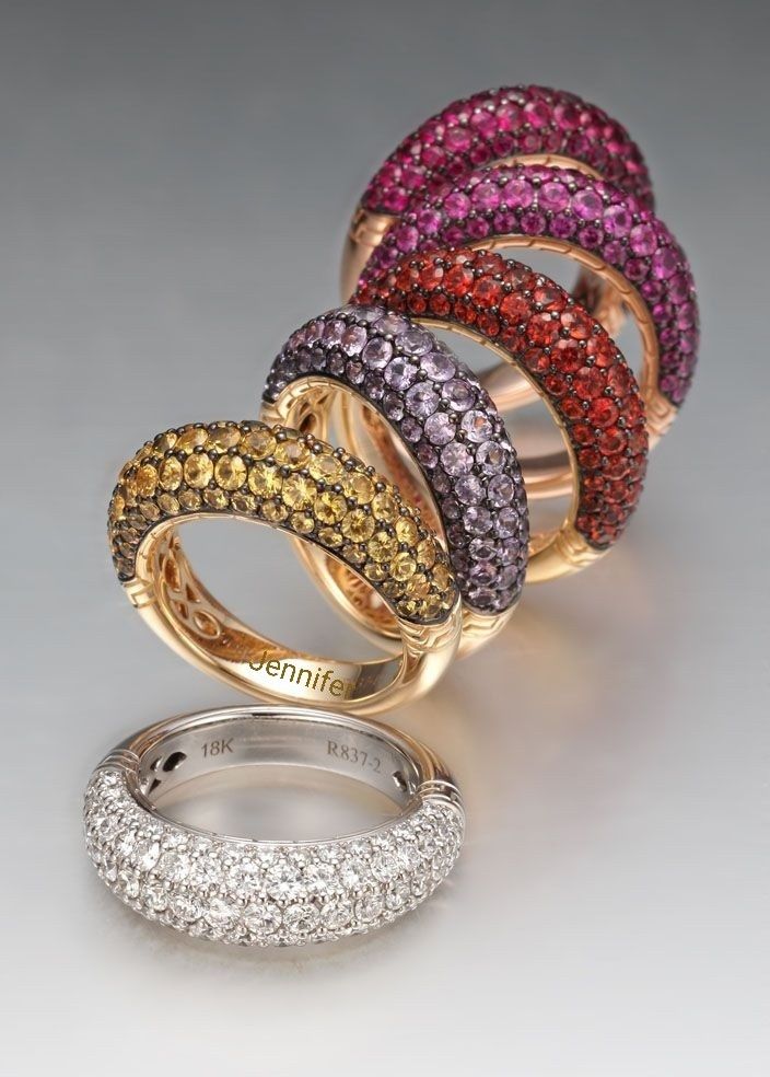 Jewelry Product Shots, Multicolor Jewelry, Colored Stone Rings, Anna Dello Russo, Brown Jewelry, Unique Diamond Rings, Ladies Diamond Rings, John Hardy, Unique Jewelry Designs