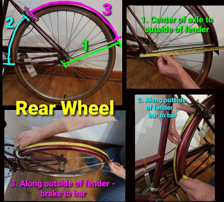 the instructions for how to fix a bike wheel