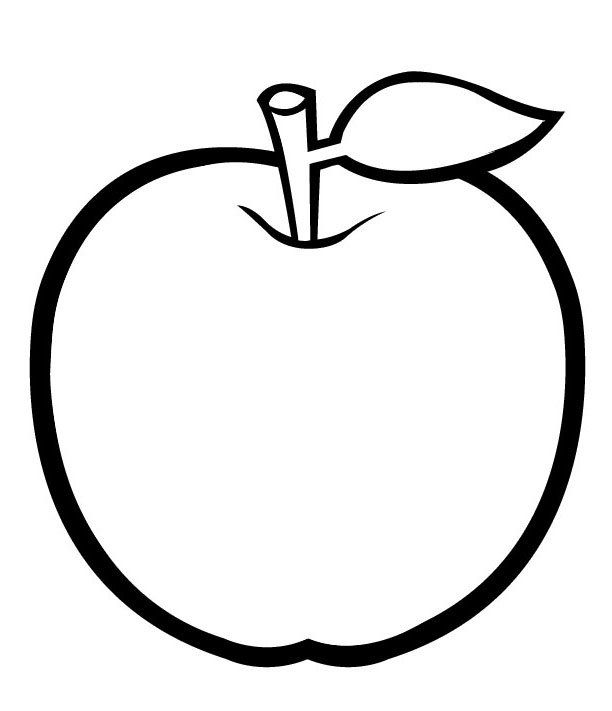 Apple Color Page Apple Coloring Pages Coloring Pages For Girls Apple Coloring