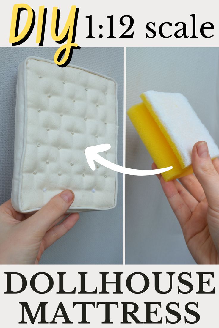 how to make a diy 12 scale dollhouse mattress