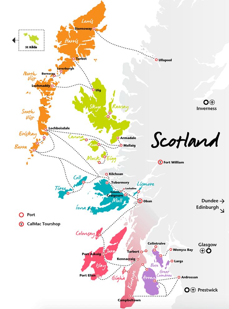 a map of scotland showing the major cities and their rivers, with names in different languages