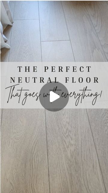 the perfect neutral floor that goes in everything from wood to porcelain floors and walls, with text overlaying