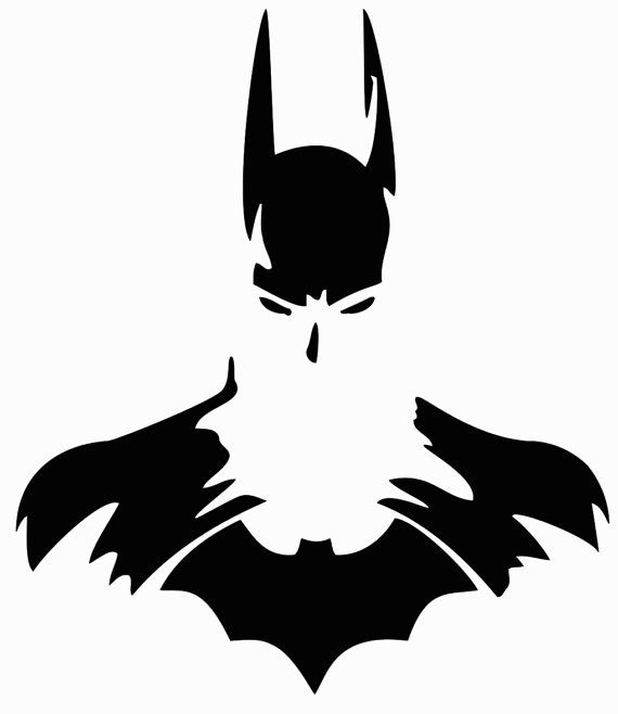 the batman symbol is shown in black and white