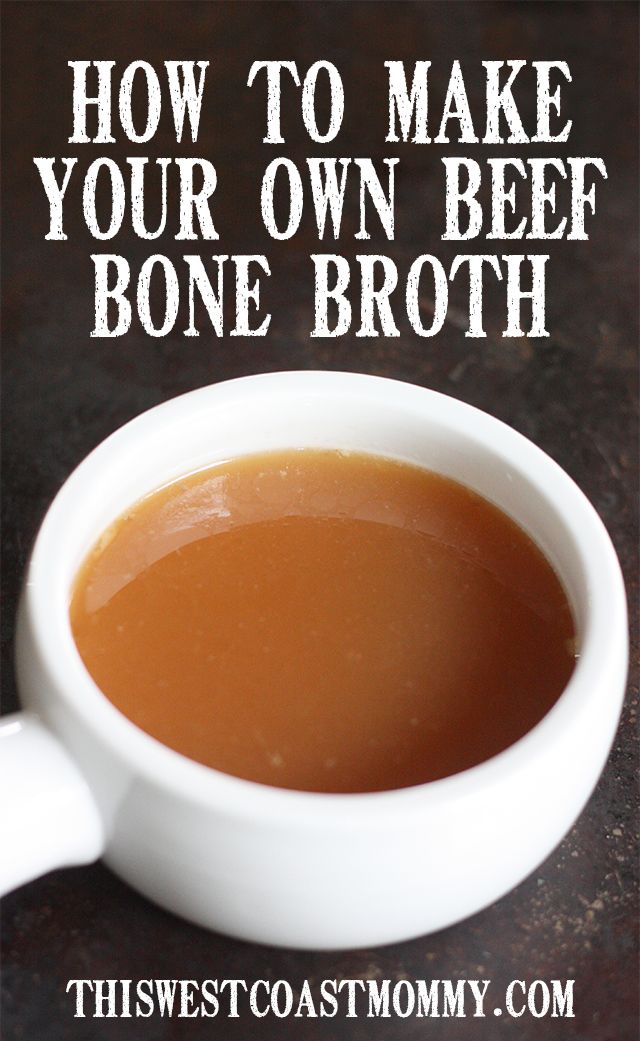 how to make your own beef bone broth - this is the best way to use it