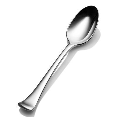 a close up of a spoon on a white background