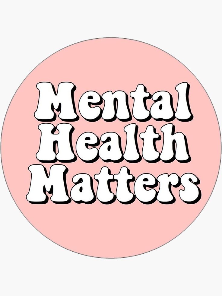 "Mental Health Matters" Sticker by MaddieMJF | Redbubble May Mental Health, Happy Mental Health, Protect Your Mental Health, Happy World Mental Health, Tshirt Design For Mental Health, Mental Health Shirts Printable, Mental Health Campaigns, Awareness Quotes, Mental Health Day