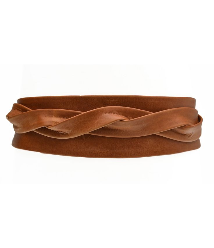 From ADA&#x2C; this wrap belt features:Genuine Argentinean leatherCan be tied and knotted multiple waysOne-size versatile beltApprox. 3" W x 99" LImported. Cognac Belt, Leather Wrap Belt, Womens Leather Belt, Obi Belt, Wrap Belt, Belt Style, Leather Belts, Leather Wraps, Belt Size