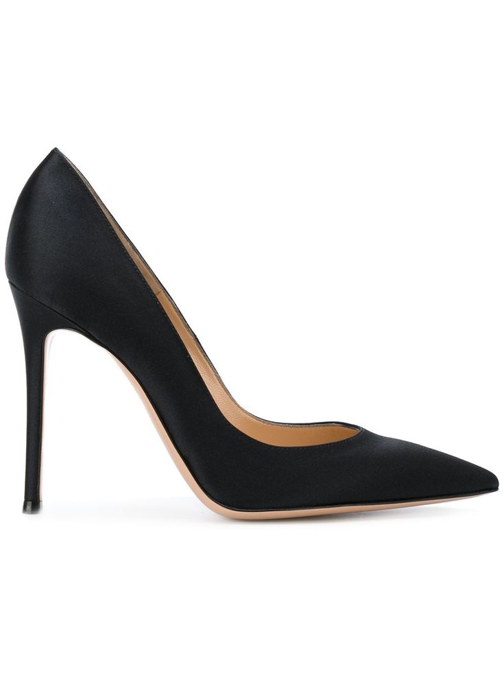 Black suede Gianvito 105 pumps from Gianvito Rossi featuring pointed toe, branded leather insole, high stiletto heel and leather sole. | Gianvito Rossi Gianvito 105 pumps Gianvito Rossi Heels, Rossi Shoes, Satin Heels, Satin Pumps, Carrie Bradshaw, Stiletto Pumps, Ballet Flat Shoes, Designer Heels, Pump Sandals