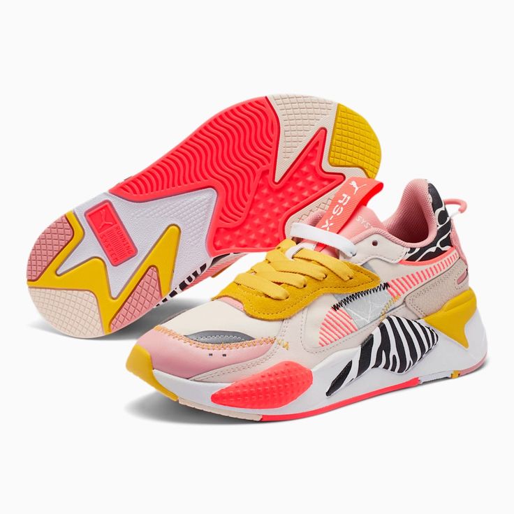 RS-X Unexpected Mixes Women's Sneakers | PUMA Crazy Sneakers, Puma Rs X, Colorful Sneakers, Bridal Roses, Puma Rs, Shoe Ideas, Shoes Ideas, Sneakers Puma, Puma Sneakers