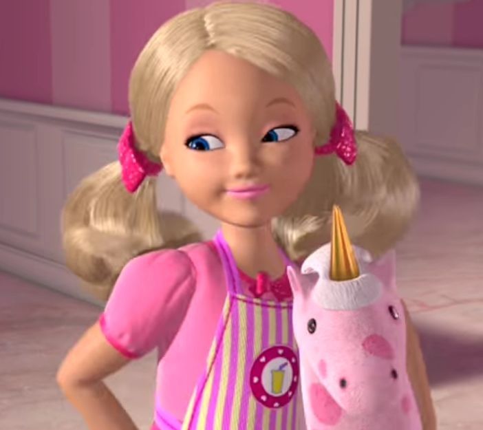 Barbie In The Dream House, Chelsea Roberts, Funfetti Frosting, Cartoon Screenshots, Barbie Icon, Barbie Characters, Chelsea Barbie, Teen Doctor, Barbie Life In The Dreamhouse