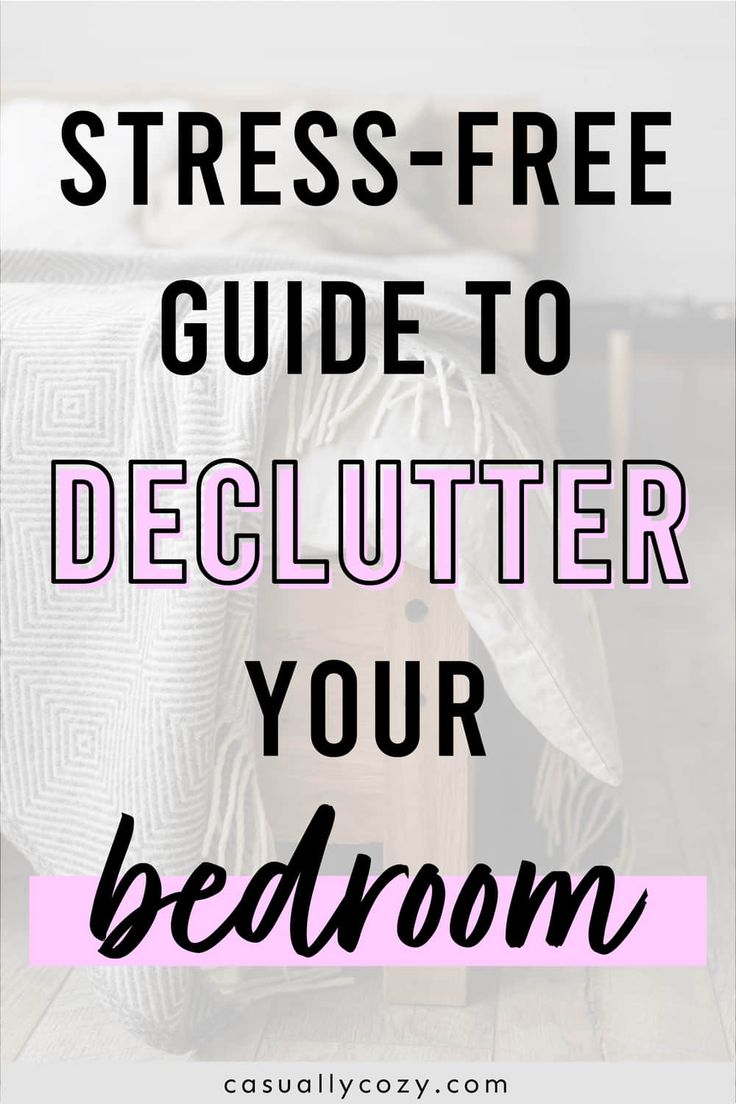 Are you a master procrastinator when it comes to decluttering your bedroom? Click to access an easy, no-stress guide on how to transform your messy room into a clean, organized and relaxing space. Deep Cleaning Bedroom Tips, How To Keep Bedroom Clean, Bedroom Declutter Organizing Ideas, How To Clean Your Bedroom, Decluttering Bedroom, Small Room Organization Ideas, How To Clean Your Room, How To Clean Bedroom, How To Deep Clean Your Room